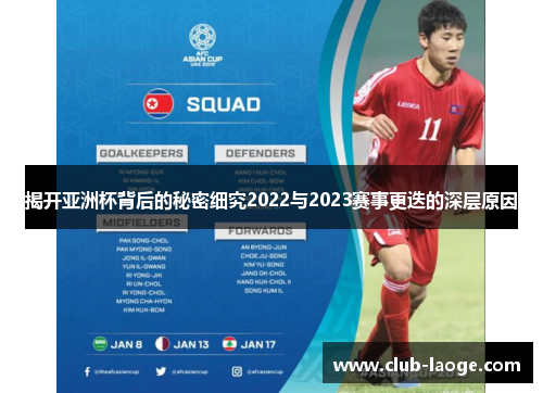 揭开亚洲杯背后的秘密细究2022与2023赛事更迭的深层原因